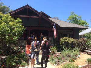 The craftsman style was prevailing design for homes on the tour.  