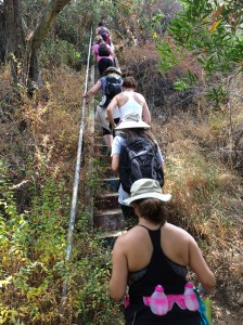 The Stairs!!! - hundreds of them.