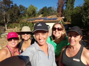 A small but mighty group took on the hills of Ojai. 