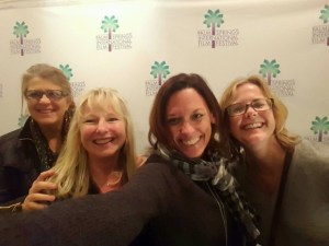 Step and Repeat with Local Celebs at the Palm Springs Film Festival - the paparazzi goes wild!!