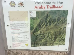 Our route -- which we surveyed AFTER the hike.